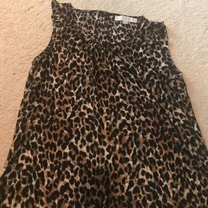 Loft leopard blouse